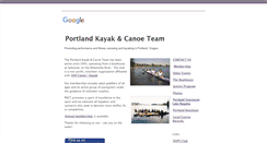 Desktop Screenshot of portlandkayakteam.org